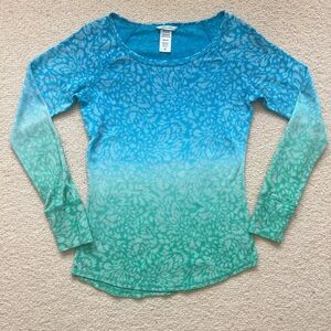 Jockey Turquoise Patterned Top
